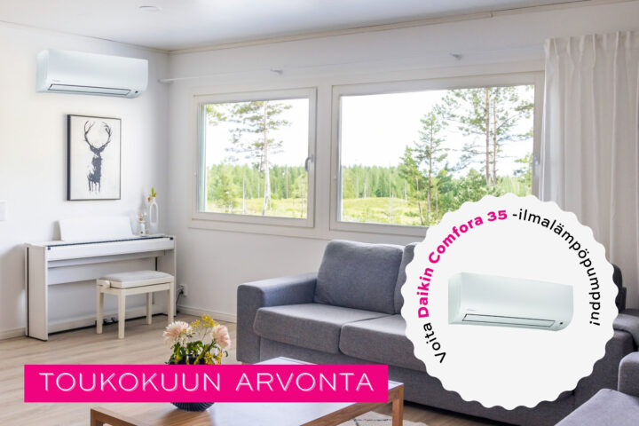 Toukokuun ilmalämpöpumppuarvonnan voitto Punkalaitumelle!