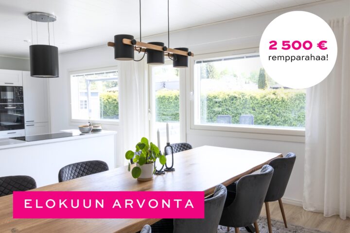 Elokuun arvontavoitto Kirkkonummelle!