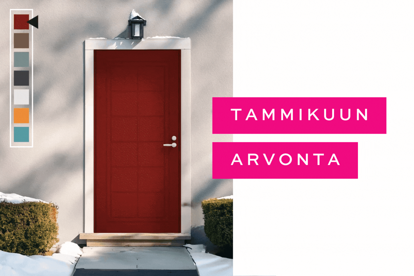 Tammikuun ulko-ovi arvonnan voitto Savonlinnaan!